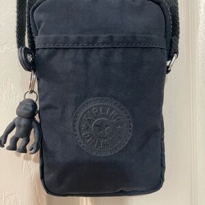 Kipling Tally Nylon Crossbody Phone Pouch with Monkey Charm
